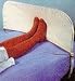 Posey Posey Foot Support Cotton Cover Slips Over Bed Frame To Prevent Foot Drop - Model 6436