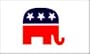 Republican flag - 3x5 foot - - Republican Elephant flag