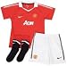 MANCHESTER UNITED Boys 2010/2011 Home Football Minikit, Red/White, Age 5-6