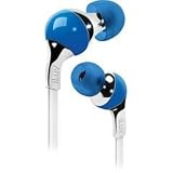 iLuv iEP313BLU Ergonomic and Comfort Flat-Wire Earphones (Blue)