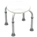 Round Bath Stool With Adjustable Legs