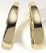 Monet Band Hoop Earrings 14KT GOLD