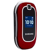 Samsung A237 Unlocked Cellular Phone with 65K Color Internal Display, GSM Technology, Red Refurbished