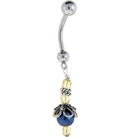 Studio KATIA - Gwendolyn DANGLING Belly Button Ring by 