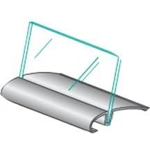 Visual Graphic Systems,Inc AeroLinea Silver Item Identifier, 2in X 3-1/2in Insert Visual Graphic Systems,Inc AeroLinea Silver Item Identifier, 2in X 3-1/2in Insert