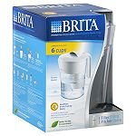 Brita Pitcher Water Filtration System, Classic Model, 6 Cups