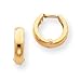 14k Polished Hinged Hoop Earrings