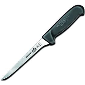Boning, Narrow, Flexible, Black Fibrox Handle, 6 In. by Victorinox