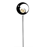 VWI MGS-2 Moon-Marble Garden Stake Powder Metal Coated