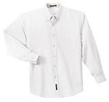 NEW Port Authority - Long Sleeve Easy Care Shirt White/Lt Stone-S
