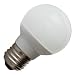 GE Lighting 76451 Energy Smart LED Globe Light Bulb, White, Medium Base, 2-Watt