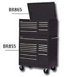 13 Drawer Black Roller Cabinet