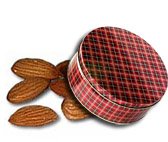 3 4 lb Whole Natural Almonds Tin - Plaid by Almonds
