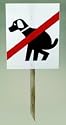 Tanglefoot Bird Repellent Doggie Dont Doo Doo Signs