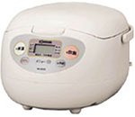 ZOJIRUSHI おいしく炊ける マイコン炊飯ジャー グレー NS-SG18-HA