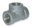 Industrial Grade 1LBL8 Tee, Galv Malleable Iron, 300 PSI, 1/2 In