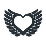 Tribal Heart Glow-N-Dark Temporary Tattoo 3x3