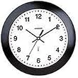 Chaney Clock 75312 ATOMIX AURORA BLACK ACRYLIC ATOMIC WALL CLOCK