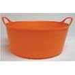Tubtrugs Shallow Horse Feeder Bucket, 15LT Small Orange