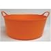 TubTrug SP15O Shallow Orange Flex Tub, 15 Liter