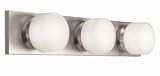 21BXxcvhBkL. SL160  circa lighting|Kichler Lighting 10463NI 3 Light Circa Bathroom Light, Brushed