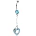 Dangling Turquoise Belly Button Ring