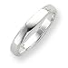 Sterling Silver 3mm Comfort Fit Flat Band