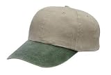 Port & Company - 2-Tone Pigment Dyed Cap Khaki/Hunter-OSFA