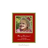 Red and Green Photo Card Holiday Digital Photo Cards