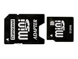 Transcend miniSDカード 80倍速 512MB TS512MSDM80