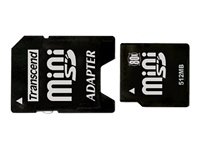 Cover image : Transcend miniSDカード 80倍速 512MB TS512MSDM80