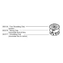 Bosch 080159 Fine Shred Disk MUZ4DS2