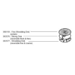 Bosch 083577 Shredding Disk MUM4405 Food Processor by Bosch