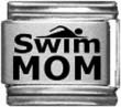 Clearly Charming Swim Mom Laser Italian Charm