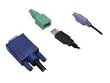 Avocent - Keyboard / video / mouse / USB cable kit - 9 ft (pack of 8 )