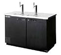 Beverage Air - DD58-1-B - Direct Draw Beer Keg Cooler Refrigerator - Black Steel - 3 Keg