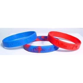 Major League Baseball Team Wrist Band Sets - Philadelphia Phillies