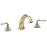 Phylrich K1234PTO_24J - Mirabella Deck Mounted Tub Set, Trim Only Frosted Crystal Handles