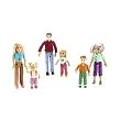 Fisher Price Loving Family Figures:Grandma, Brother, Mom, Dad, Toddler & Sister