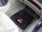 Louisville Cardinals 18 x 27 Heavy Duty 2-Piece Vinyl Car Mat Set