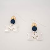 Beaded University of Michigan Wolverines Earrings
