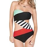 Volcom Juniors Be Bold One Piece Swimwear, Multi, Medium