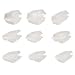 Dart Cup Carryout Food Container, Foam Hinged 3-Compartment, 9-1/2 X 9-1/4 X 3, 200/Ctn