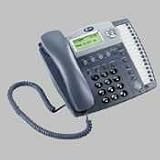 Advanced American Telephone Speakerphone,4-Line,w/ Intercom,16 Station Expansions, Black
