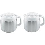 Krups F15B0Q-2PK Thermal Carafe, White, 2 Pack