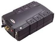 CyberPower CP800AVR/BF800 - UPS - 450 Watt - 800 VA 9 Ah - 8 output connector(s) 800VA UPS AVR LINEINT USB/DB9 RJ11/45/COAX 8OUT Manufacturer Part Number CP800AVR