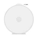 100 Clear Round ClamShell CD DVD Case