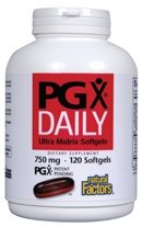 Natural Factors PGX Daily Ultra Matrix Softgels, 750 Mg 120-Count