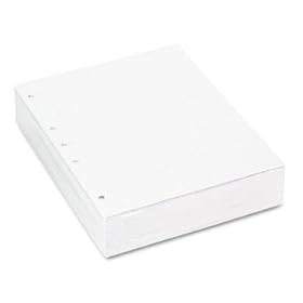 Office Paper, Laser3 5-Hole Left-Punched Copy/Laser, 20lb, Letter, White, 500