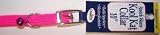 Omni Pet No.38SNB Kool Kat Nylon Collar 3/8inx10in Color Hot Pink